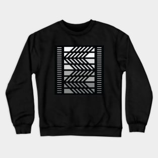 "Dimensional Folds” - V.1 Grey - (Geometric Art) (Dimensions) - Doc Labs Crewneck Sweatshirt